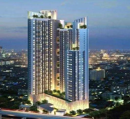 Sell Centric Tiwanon Station, view of the train, north, no noise, room is not hot, interested in booking now