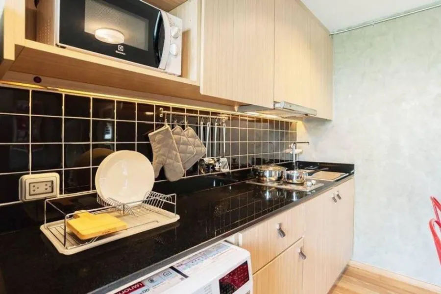 Condo for sale/rent, Unio Sukhumvit 72, beautiful room, fully furnished, ready to move in. Convenient transportation near BTS Bearing, book now!!