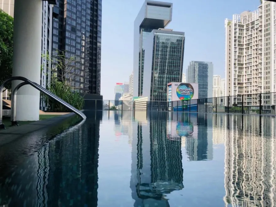 Condo for rent, Rhythm Asoke, good location, convenient transportation, fully furnished, ready to move in, book now !!