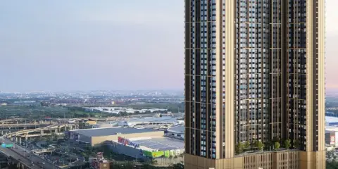 ขายดาวน์ คอนโดนิว เมกา พลัส บางนา 1 Bedroom ชั้น 14 วิวหันไปทาง Mega bangna ราคาดี ซื้อเลยจ้า
