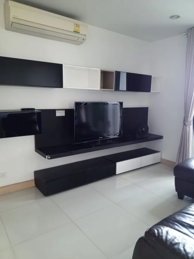 Condo for rent, The President Sukhumvit 81, 2 bedrooms, 1 bathroom, built-in furniture, reserve quickly.