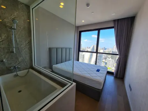 For rent urgently!! Ashton Asoke Condo, good location, convenient transportation, in the heart of the city, book now!!