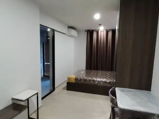ปล่อยเช่า นิว ครอส คูคต สเตชัน ห้อง 1 bed แยกห้องนอนและห้องนั่งเล่น ชั้น 5 วิวสระว่ายน้ำ รีบย้ายเลย