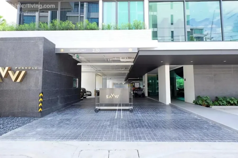 For sale Savvi Phahol 2, 1 bedrooms, 2 bathrooms, nice to live in, good location, fully built-in furniture, reserve quickly.