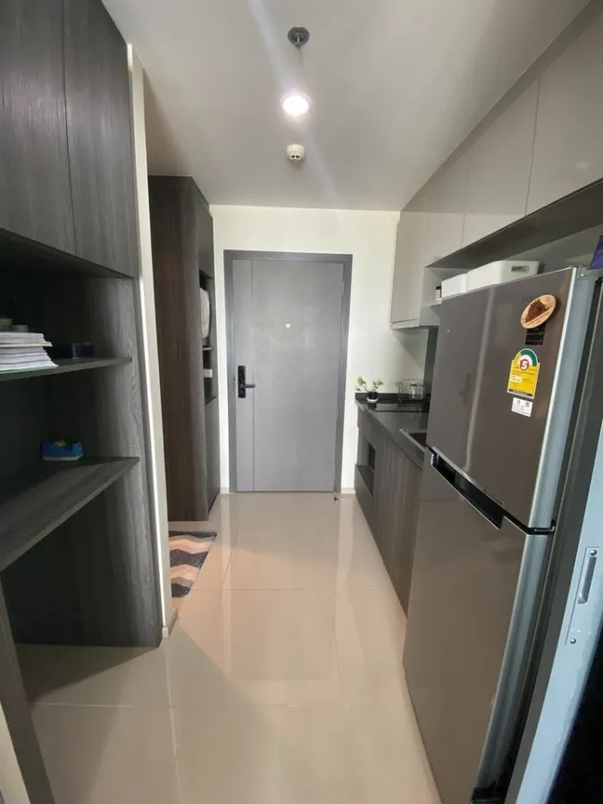 For sale Ideo Ratchada-Sutthisan, 18th floor, very beautiful view, fully furnished, good price, you must reserve now.