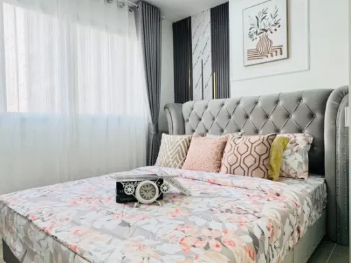 ขาย Lumpini Condotown North Pattaya Sukhumvit ห้องแต่งสวย เฟอร์นิเจอร์บิ้วอินอย่างดี จองเลย