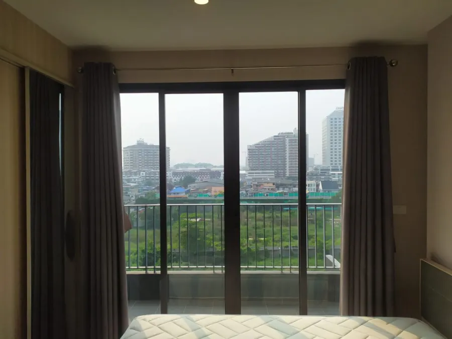 Urgent rental !! Ideo O2 condo, beautiful and clean room, convenient transportation, near BTS Bangna, ready to move in, book now !!