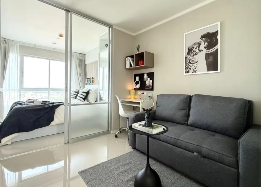 For sale: Lumpini Ville Naklua-Wong Amat, ready to move in, fully furnished, high floor, reserve now.