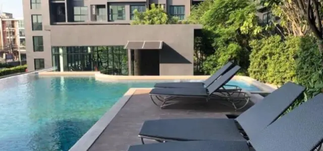 ด่วน !! ขายดาวน์คอนโด ดิ เอ็กซ์เซล กรูฟ ลาซาล 52 ชั้นสูง วิวสวย เดินทางสะดวก เฟอร์นิเจอร์แต่งครบ รีบจองเลย!! images