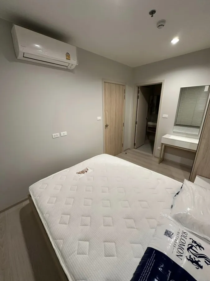 Condo for rent, New Noble Srinakarin-La Salle, city view and Yellow Line, near MRT Sri Lasalle.