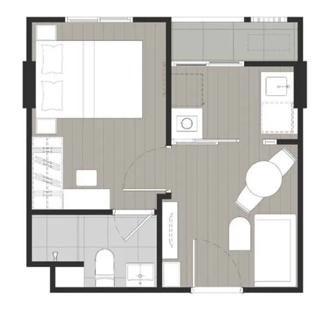 ขายดาวน์ นิว คอร์ คูคต สเตชัน ชั้น 7 ระเบียงทิศเหนือ วิวสวนสวย Fully Furnished จองเลย ด่วนๆ