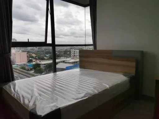Condo for rent, Ideo Mobi Sukhumvit, near BTS, 11th floor, ready to move in, 2 bedrooms, book now, don't miss it!!