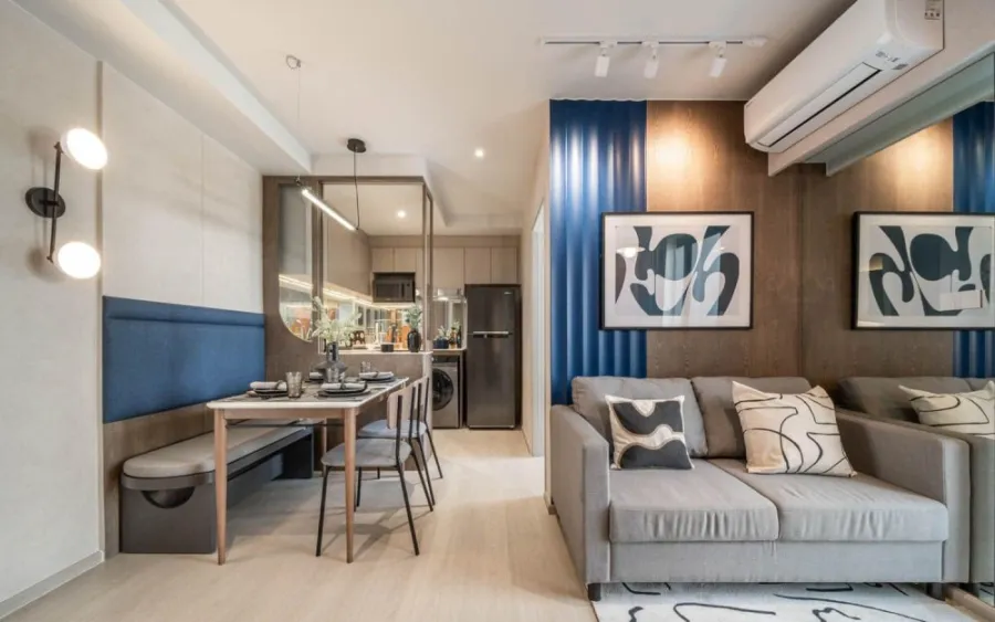 ขายดาวน์ นิว คอร์ คูคต สเตชัน ห้อง Bedroom Plus ตึก F ชั้น 2 Fully Furnished จองเลย ด่วนๆ