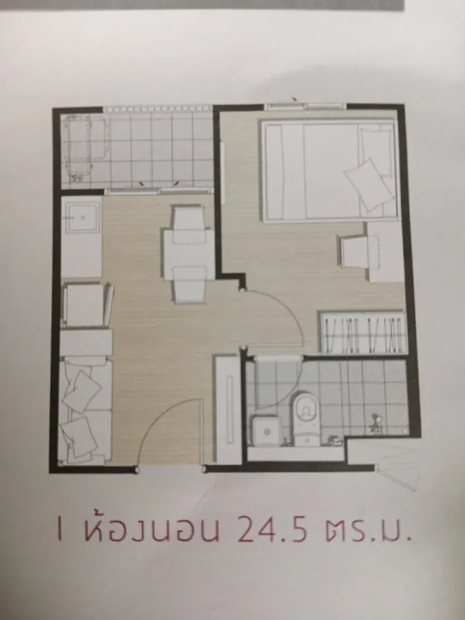 ขาย Plum Condo Chokchai 4 ห้องน่าอยู่ ชั้น 8 ทำเลดี เฟอร์ครบครัน มองเห็นวิวเมืองสวย ไม่บล็อค จองด่วน