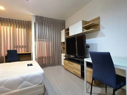 Condo for rent at Life Ladprao, ready to move in, 23rd floor with high floor view, fully furnished. Book now! Don't miss out!