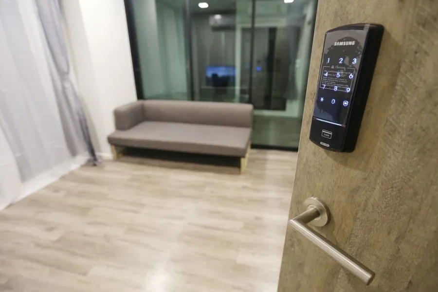 For rent, Modiz Station, comfortable color tone room complete facilities You can only come in and move in quickly.