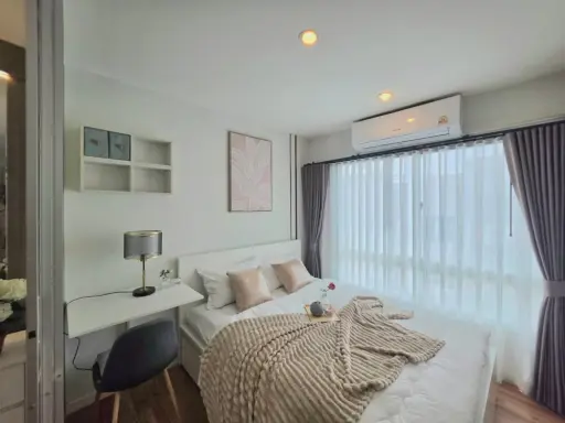 ขาย V Condo Ladkrabang ชั้น 8 วิวสระว่ายน้ำ ห้องสวย แต่งครบ จองเลย