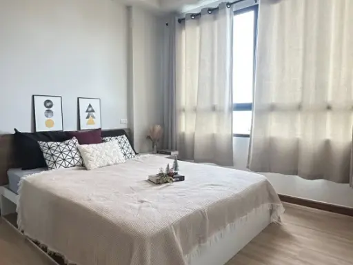 ให้เช่า J Condo Sathorn-Kallaprapruk ห้องน่าอยู่ ตกแต่งคุมโทน มาพร้อมเฟอร์ครบครัน รีบจองด่วนๆ
