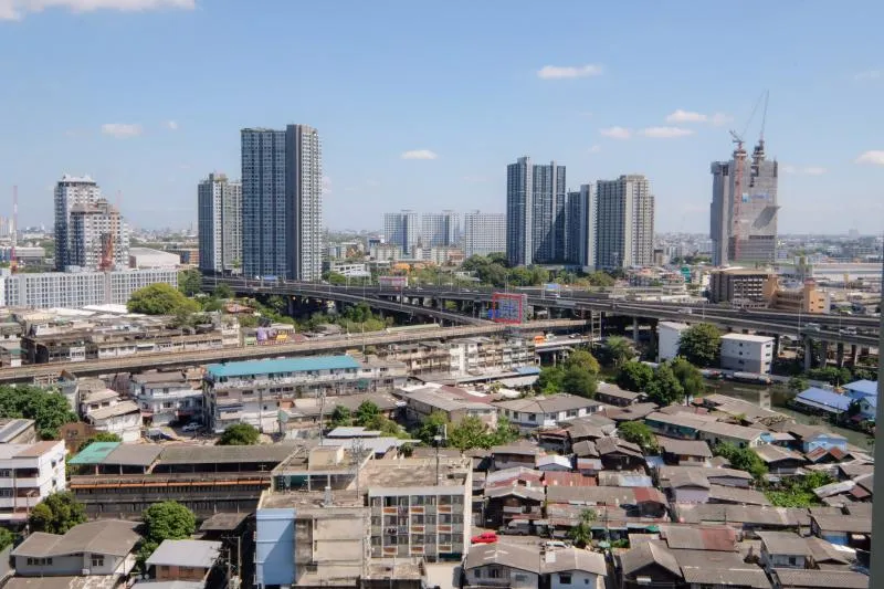 Don't wait! Condo for rent, Aspire Sukhumvit 48, beautiful room, fully furnished, city view, don't miss
