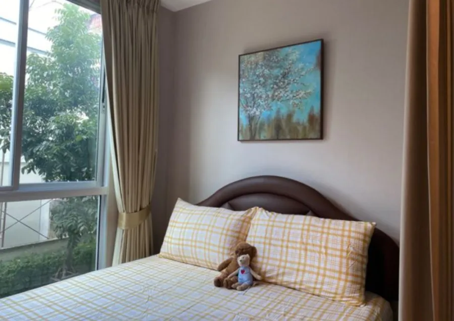 Beautiful room, satisfying tenants. It has arrived. Good price. Fully furnished. Ready to move in. Book now at Plum Condo Chokchai 4 for rent.