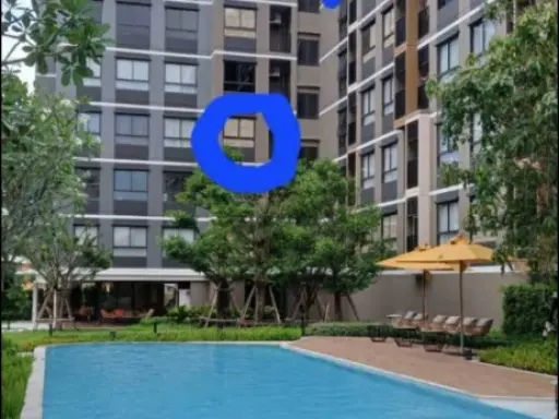 ขาย D condo Air ลาดกระบัง ห้องวิวสระว่ายน้ำ บรรยากาศสุดชิล ชั้น4 ตำแหน่งอยู่แล้วเย็นสบาย สนใจจองเลย