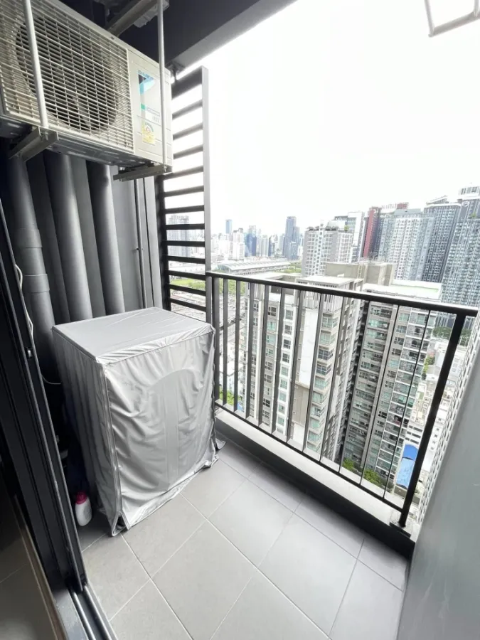 Condo for rent Ideo Rama9-Asoke, fully decorated room, fully built-in, high view, book now, don't miss it.