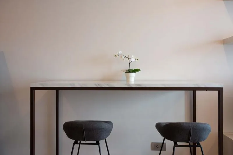 Condo for rent, Q Chidlom Phetchaburi, 23rd floor, super beautiful room, nice bed, whoever misses it will be very sad.