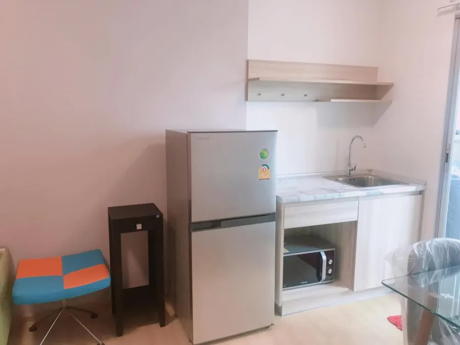 For rent, Plum Condo Chaengwattana Station, separated room Fully furnished and electrical appliances