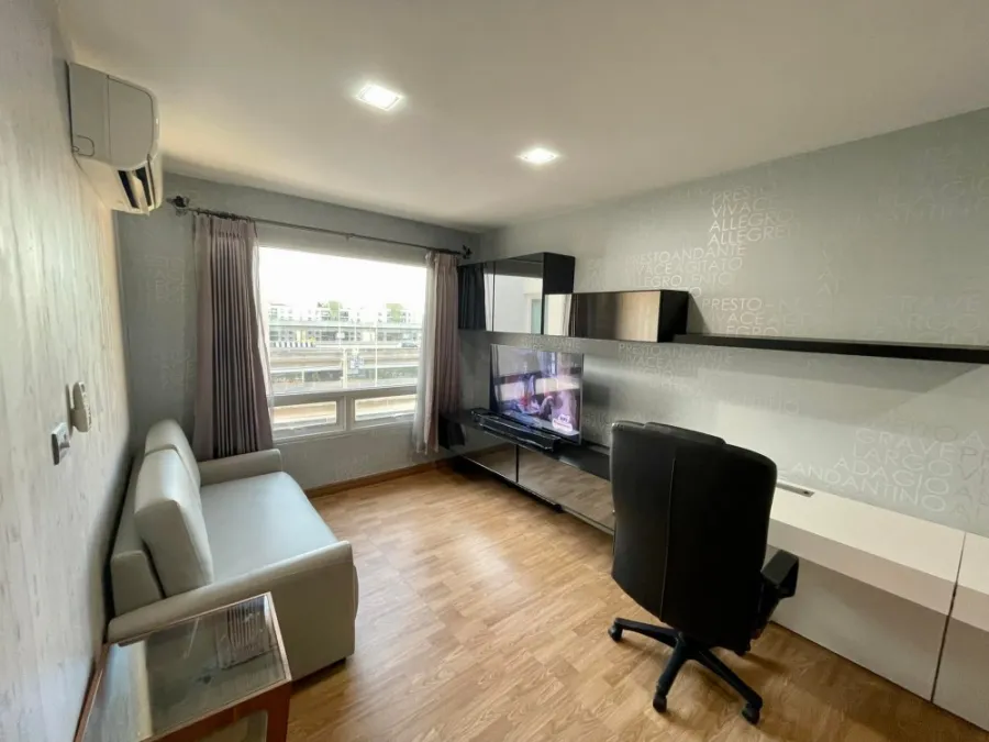 Condo for rent, Den Vibhavadi, fully furnished, ready to move in, friendly price, convenient to travel, book now!!