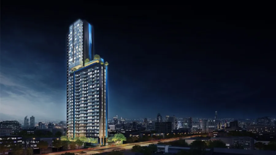 For rent, The Line Phahon-Pradipat, near bts Saphan Khwai, good view, don't miss it.