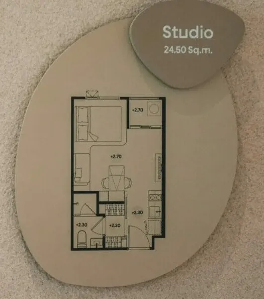 Selling a reservation slip for Cobb Ratchada-Rama 9, studio room, 5th floor, reasonable price, hurry and come be the owner today.