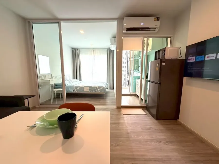 ให้เช่า คอนโด Regent Home Bangna ห้องน่าอยู่ เฟอร์ เครื่องใช้ไฟฟ้าครบ ลากกระเป๋าเข้าอยู่ได้เลย อย่ารอช้า