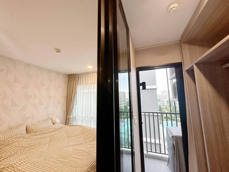 ขาย ให้เช่า The Origin Sukhumvit105 ห้องติดวอลเปเปอร์อย่างดี โทนขาว ละมุนตา ราคาละมุนใจ ซื้อเลย