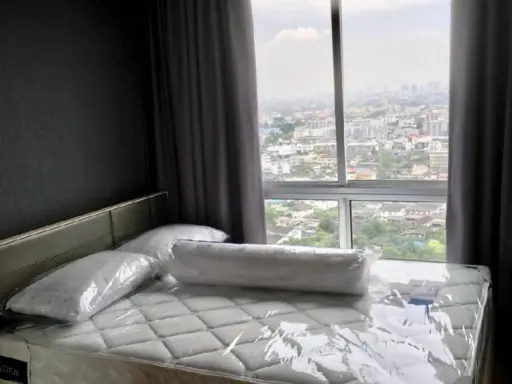 Condo for sale or rent, The Base Sukhumvit 77, 24th floor, complete with furniture and electrical appliances. Book now, don't miss out!! images