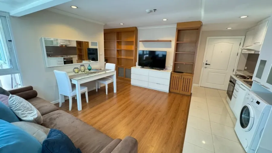 For sale, for rent!! Condo Grand Park View Asoke, 30th floor, corner room, fully furnished, complete common area, don't miss it!!