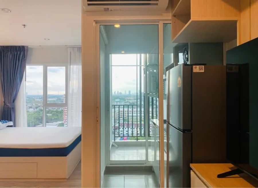 For rent: Regent Home Bangna, Bang Krachao view, open view of Rama 3 city, fully furnished, reserve now.