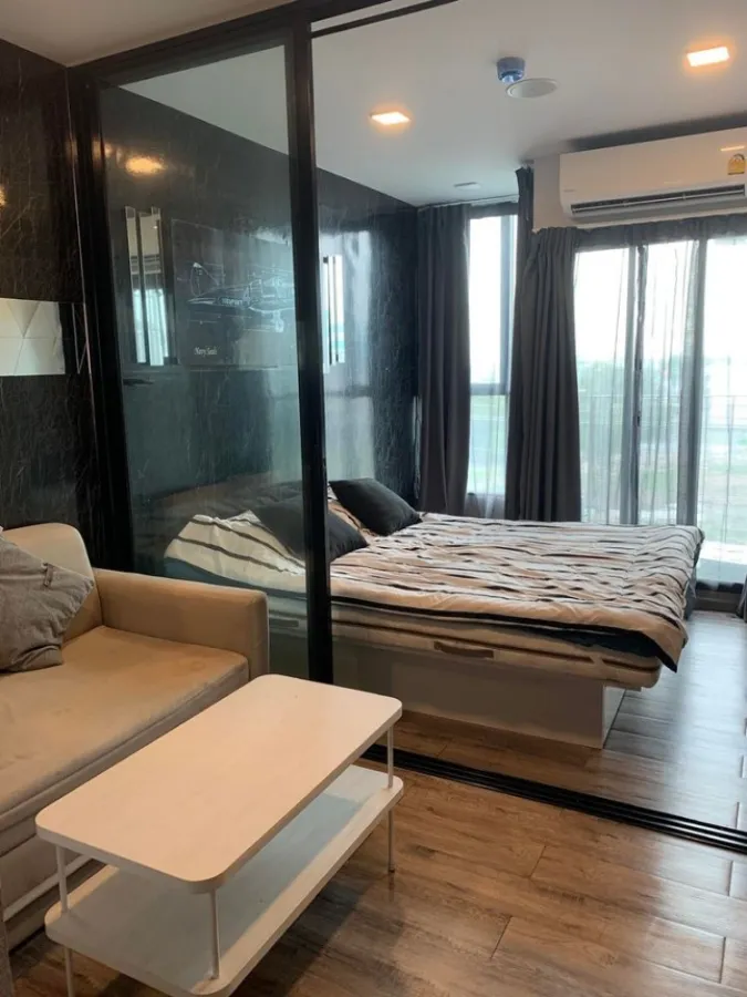 For rent, Atmoz Chaengwattana, separated room Furniture + electrical appliances look good, come at a great price, book now.