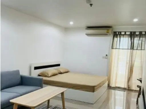 For rent, Regent Home 7 Sukhumvit, studio room, fully furnished, bright room, not hot, reserve now.