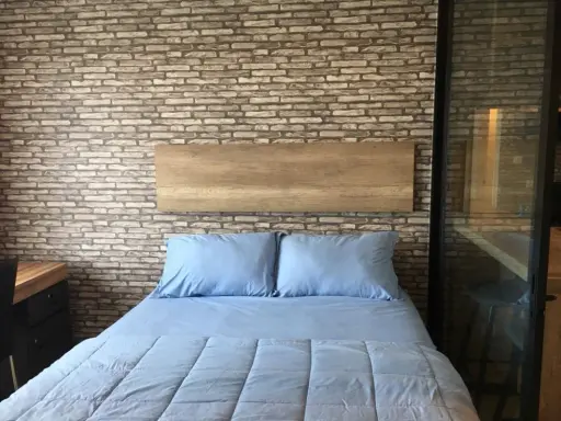 Condo for rent, Life Asoke, decorated in loft style, 12th floor, garden view, comes with complete facilities, hurry to reserve.