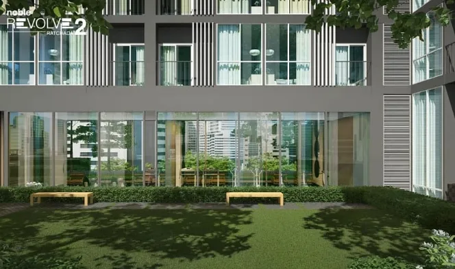 For sale, for rent!! Condo Noble Revolve Ratchada 2, Modern Classic decorated room, location in the heart of the city, don't miss it!!