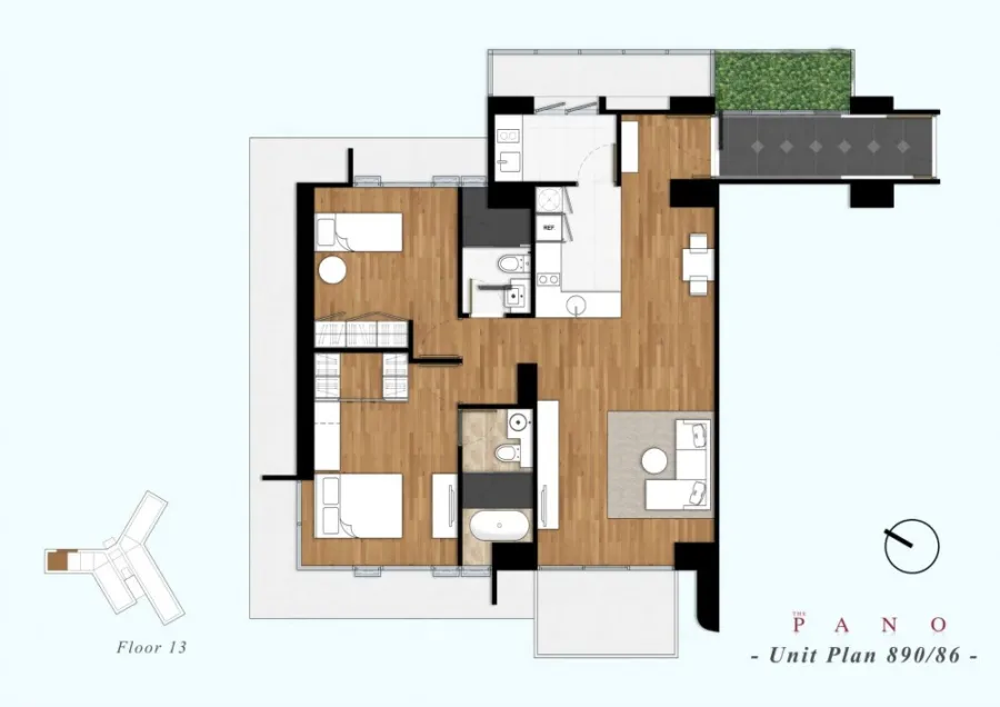 Sell/Rent The Pano Condo, new room, fully furnished, don't wait.