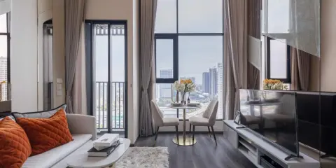 ปล่อยเช่า Knightbridge Space ชั้น 21 วิวแจ่มๆ ห้องดูเพล็กซ์ ตกแต่งสวยสุดๆ น่านอนมาก ดีแบบนี้จองเลย