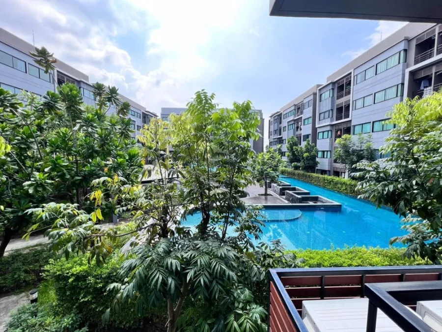 Condo for sale, for rent, Veer 7 Bangna by Apasiri, fully furnished, good location, complete amenities.