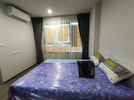 For rent, Ideo Chula Samyan, 7th floor, view of the MahaNakhon building, fully furnished room, nice to live in. Hurry up and book now, don't miss it. images