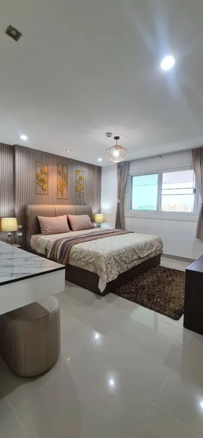 For rent: Porch Land 2 Jomtien Resort, 59 sq.m., corner unit. Very quiet and private, perfect for relaxation.