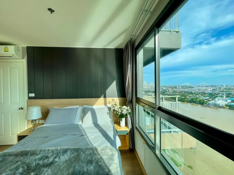 Condo for sale or rent U Delight Residence Riverfront Rama 3, 29th floor, good view, 2 bedrooms, ready to move in. Book now.