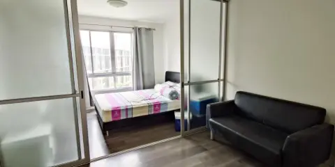 ให้เช่า dcondo Campus Resort Rangsit ห้องน่าอยู่ เฟอร์นิเจอร์ครบครัน หิ้วกระเป๋าเข้าอยู่ได้เลยจ้า