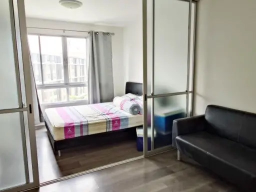 ให้เช่า dcondo Campus Resort Rangsit ห้องน่าอยู่ เฟอร์นิเจอร์ครบครัน หิ้วกระเป๋าเข้าอยู่ได้เลยจ้า