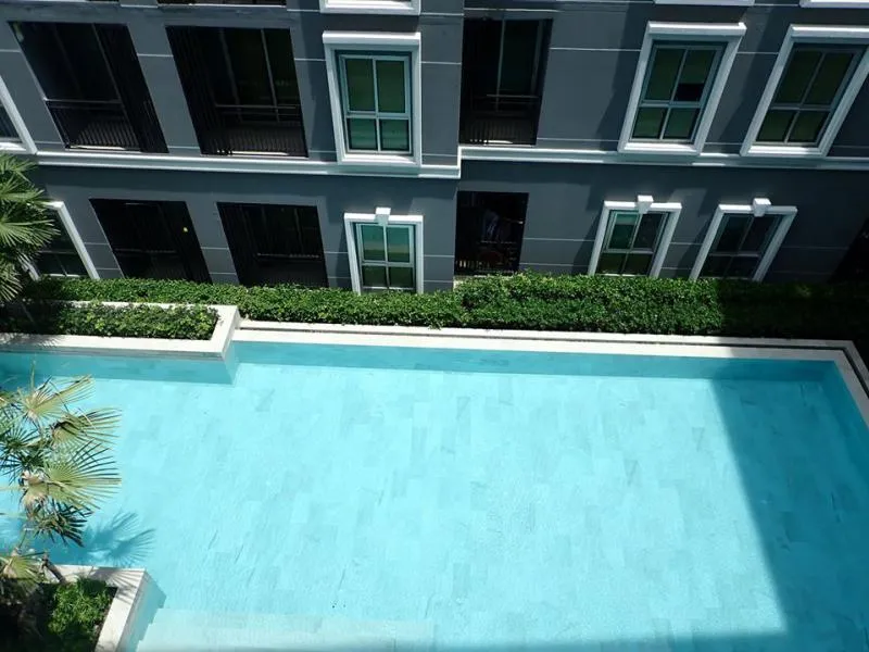 Plum Condo แจ้งวัฒนะ เฟส 2 ปล่อยเช่า ห้องวิวสระว่ายน้ำ บรรยากาศร่มรื่น