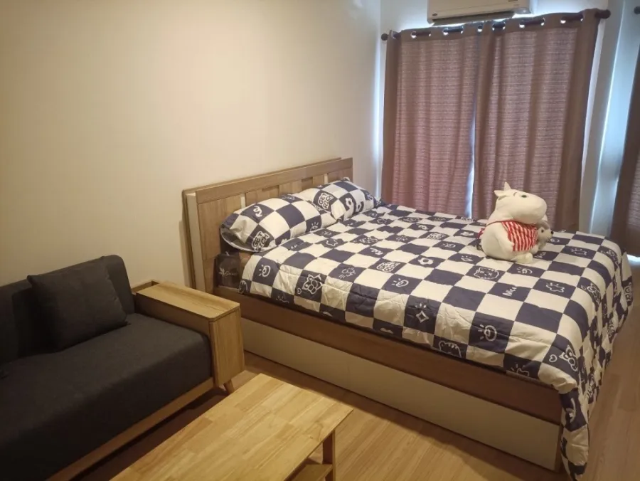 For rent, Lumpini Ville Chaengwattana-Pak Kret Station, room ready to move in. Complete in one place Just come and move in.